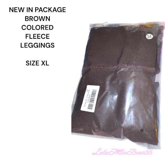 BRAND NEW IN PACKAGE FLEECE LINED WARM TIGHTS, SIZE XL COMFORTABLE AND SOFT - Picture 3 of 3